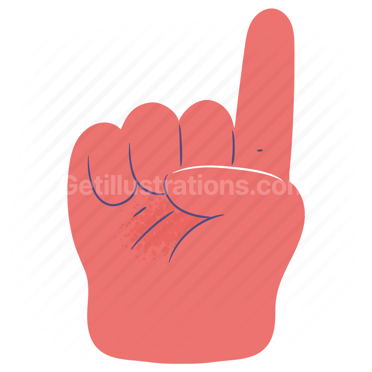hand gesture, gesture, hand, sign, language, letters, alphabet, one, number, d
